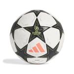 adidas Fotball Pro Champions League 2024/25 Kampball - Hvit/Sort/Sølv/Gul, størrelse Ball SZ. 5