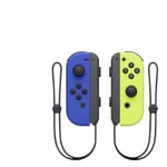 Nintendo Switch-kontroller Joycon trådlös Bluetooth-spelkontroll fjärrväckning med rep blue+yellow