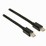 1m Thunderbolt Mini DisplayPort to Thunderbolt Mini DisplayPort Cable - Black