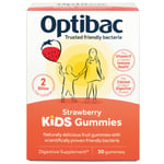 Optibac Strawberry Gummies for Kids- 30 Gummies