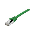 DEXLAN Cordon RJ45 sur câble catégorie 7 S/FTP LSOH snagless vert - 5 m