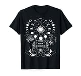 Witchcraft Celestial Sun Moon Witchy Wiccan Magick Magic T-Shirt