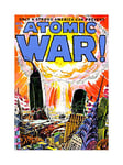 Wee Blue Coo Comic Book Atomic War Mushroom Cloud Explosion Picture Wall Art Print
