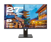 JAPANNEXT Écran PC Bureautique 27 FULL HD 100 Hz USB-C (+ charge 65W) IPS JN-IPS27FHDR-C65W-HSP