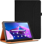 Pour Coque Tablette Lenovo Tab M10 Plus 3rd Gen 10.6 Pouces Tb125fu Antichoc Étui Housse,Noir