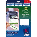 Avery Carte de correspondance C2359 - impression laser finition mate 220g format 21 x 9,9 cm paquet 75