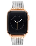 Anne Klein Bracelet chaîne Tendance pour Apple Watch, sécurisé, réglable, Bracelet de Rechange pour Apple Watch, s'adapte à la Plupart des Poignets