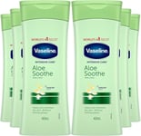 Vaseline Intensive Care Aloe Lotion, 400ml x 6