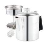 Multi Use Percolator Coffee Pot with Heat  Glass Knob & Silica Gel2844