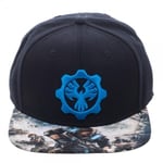 OFFICIAL GEARS OF WAR 4 - PHOENIX OMEN SYMBOL SNAPBACK CAP WITH PRINTED VISOR