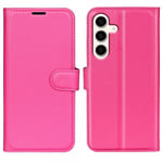 Samsung Galaxy S24 Plus Fodral Litchi Magenta