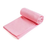 CarJTY Yoga Mat Towels With Mesh Carrying Bag, Quick Dry Non Slip Dot Grip Bikram Pilates Towel, Extra Long (183 x 63 cm, 73" x 24")