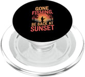 Gone Fishin' Funny Fishing Outdoors PopSockets PopGrip for MagSafe