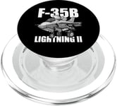 F-35B Dessin animé amusant avions de chasse militaire PopSockets PopGrip pour MagSafe