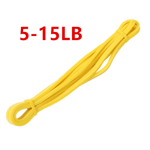 Motståndsband Träning Elastisk Naturlig Latex Träning Gummislinga Styrka Gummiband Gym Fitness Träning Expander yellow