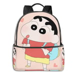 zhengdong Crayon Shin Chan Cute Cartoon Bag Bapa Unisexs Student Bag Classic Lightweight Zipper Bapas