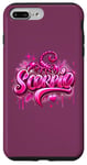 Coque pour iPhone 7 Plus/8 Plus Signe astrologique du zodiaque rose Scorpion