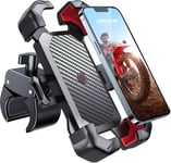 2024 Support Telephone Moto,[1s Verrouillage] [100 Mph Militaire Anti Vibration] Porte Telephone Velo,[5s Install] Universel Guidon Holder Pour Iphone 16,Samsung S24,4,7""-7"" Smartphones