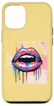 Coque pour iPhone 12/12 Pro Design pop art coloré brillant pour les fans de mode audacieux