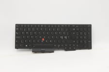 Transimage - Ersättningstangentbord För Bärbar Dator - Med Trackpoint, Ultranav - Bakgrundsbelyst - Qwerty - Nordisk - För Thinkpad L15 Gen 1 20U7, 20U8