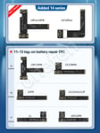 Jcid V1s Pro Face Id Flex Câble Batterie Réparation Conseil Pour Iphone X-11 12 13 14pm Fix Téléphone Batterie Points Matrice Fpc Flexible Kit - Type Battery Flex Set