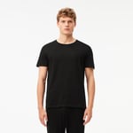 Lacoste Pack de 3 t-shirts d'intérieur stretch Taille XS Noir