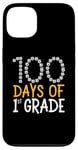 iPhone 13 100 days of first grade Soccer Sport 100th day of school Case