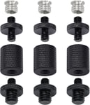 Lot de 12 adaptateurs de trépied pour trépied d'appareil photo reflex numérique, support de lampe flash, cage de caméra, équipement d'éclairage, panneau LED, support de trépied pour GoPro Avatar