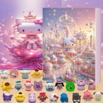 Jud- 2024 Ny Sanrio Countdown Date Box 24 hål jul blind box Hej Kitty