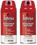 2 X Intesa Pour Homme Vitacell Deodorant Parfume 150 ml, Pack of 2 -  BRAND NEW