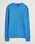 Polo Ralph Lauren Cotton Cable Pullover  Blue Orbit