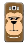 Cute Grumpy Monkey Cartoon Case Cover For Samsung Galaxy J7 (2016)