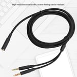 C&acirc;ble audio adaptateur 2 en 1 pour casque d'&eacute;coute, compatible avec Kingston HyperX Cloud Stinger/Cloud Mix/Cloud Alpha