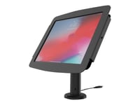 Compulocks Ipad 10.2" Space Enclosure Tilting Stand 8" - Low-Rise - Monteringssett (Hus, Stangstativ) - For Nettbrett - Låsbar - Høyverdig Aluminium - Svart - Skjermstørrelse: 10.2" - For Apple 10.2-Inch Ipad (7. Generasjon, 8. Generasjon, 9. Genera