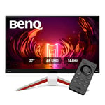 BenQ MOBIUZ EX2710U Écran 4K Gaming (27 Pouces, IPS, 144 Hz, 1ms, HDR 600, HDMI 2.1, 48 Gbps bande passante complète, VRR compatible pour PS5, télécommande)