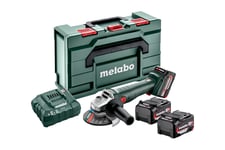 4061792225633 METABO. SZLIFIERKA KĄT.W 18 L 9-125 QUICK 3x4,0Ah