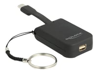 Delock - Ekstern Videoadapter - Vl100 - Usb-C - Mini Displayport - Svart