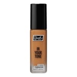 Sleek MakeUP In Your Tone 24 Hour Foundation, Medium Buildable Coverage in 30 Shades, Semi-Matte Flawless Finish, 6W