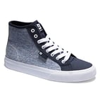 DC Shoes Femme Manuel (français Non Garanti) Basket, Bleu/Blanc, 37 EU