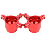 Keenso Ensemble de fusée de Direction de Voiture RC, fusée de Direction en Alliage d'aluminium de Voiture RC C Tasse d'essieu arrière de siège adapté pour Traxxas 1/10 4X4 Slash Camion(Rouge)