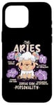 iPhone 16 Pro Max Funny Zodiac Sign Personality, Aries Case