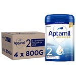 4 x 800g Aptamil Advanced 2 Follow On Milk Powder From 6-12 Months