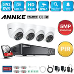 5MP Super hd Système de caméra de sécurité dvr 8CH 5-en-1 avec caméras pir extérieures 8 5MP - Disque Dur de 1TB inclus - Annke