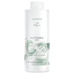 Shampoo Pour Cheveux Ricci Hydratante WELLA Nutricurls Waves shampoo 1000ml