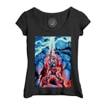 T-Shirt Femme Col Echancré He Man And The Masters Of The Universe Swords Lights