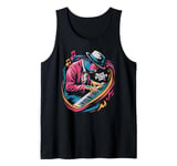 Jazz Vibes Only Piano Musician Energy Tank Top