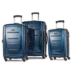 Samsonite Winfield 2 Hardside Luggage with Spinner Wheels, Deep Blue, 3-Piece Set (20/24/28), Winfield 2 Hardside Luggage with Spinner Wheels