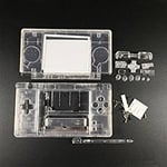 Replacement Full Set Housing Shell Cover with Screwdriver For NDSL Nintendo DS Lite Game Console with Button Kit Clear