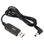 6W 0.6A USB Step Up Voltage Converter 5V to DC9V 90° Angle 5.5x2.5mm Power Cable