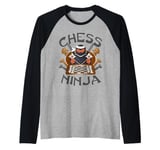 Chess Player Kids Checkmate Chess Kids Raglan Baseball Tee